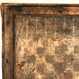 Antique Hand-painted Checkerboard on Tin with Insanely Beautiful Surface