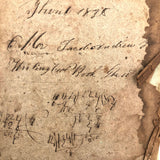 Jacob A. Paul's 1838 Ghent, NY Penmanship Practice Book