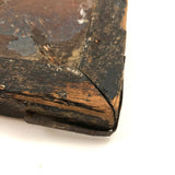 Antique Hand-painted Checkerboard on Tin with Insanely Beautiful Surface