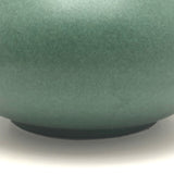 Gorgeous Green Glazed Hand-thrown Porcelain Vase, Signed KD