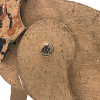 Fantastic Folk Art Lion with Moveable Legs, Long Tail and Bared Teeth!