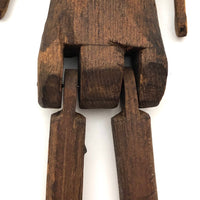 Smiling Carved Dancing Doll Articulated Figure