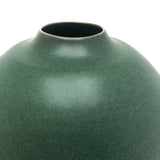 Gorgeous Green Glazed Hand-thrown Porcelain Vase, Signed KD