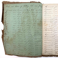 Jacob A. Paul's 1838 Ghent, NY Penmanship Practice Book