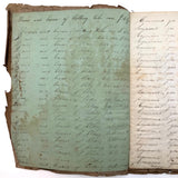 Jacob A. Paul's 1838 Ghent, NY Penmanship Practice Book