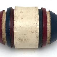 Extra Large Painted Folk Art Spinning Top