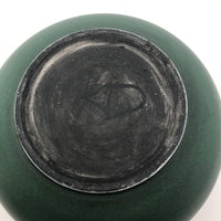 Gorgeous Green Glazed Hand-thrown Porcelain Vase, Signed KD