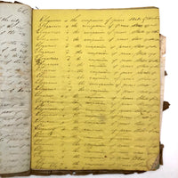 Jacob A. Paul's 1838 Ghent, NY Penmanship Practice Book