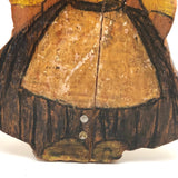 Little Folk Art Dutch Girl and Her Windmill