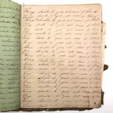 Jacob A. Paul's 1838 Ghent, NY Penmanship Practice Book