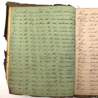 Jacob A. Paul's 1838 Ghent, NY Penmanship Practice Book