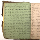 Jacob A. Paul's 1838 Ghent, NY Penmanship Practice Book