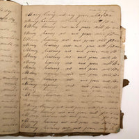 Jacob A. Paul's 1838 Ghent, NY Penmanship Practice Book