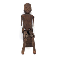 Smiling Carved Dancing Doll Articulated Figure