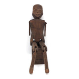 Smiling Carved Dancing Doll Articulated Figure