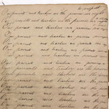 Jacob A. Paul's 1838 Ghent, NY Penmanship Practice Book