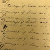 Jacob A. Paul's 1838 Ghent, NY Penmanship Practice Book