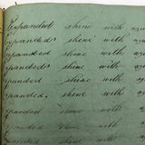 Jacob A. Paul's 1838 Ghent, NY Penmanship Practice Book