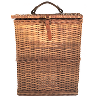 Vintage 1940s Abercrombie and Fitch Picnic Basket Set, Made in England