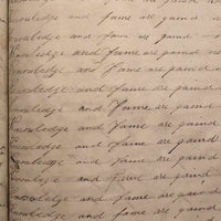 Jacob A. Paul's 1838 Ghent, NY Penmanship Practice Book