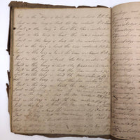 Jacob A. Paul's 1838 Ghent, NY Penmanship Practice Book