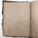 Jacob A. Paul's 1838 Ghent, NY Penmanship Practice Book