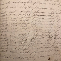 Jacob A. Paul's 1838 Ghent, NY Penmanship Practice Book