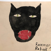 Rosemary Rehak's Excellent Black Panther with Bared Fangs