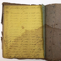 Jacob A. Paul's 1838 Ghent, NY Penmanship Practice Book