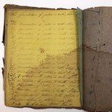 Jacob A. Paul's 1838 Ghent, NY Penmanship Practice Book
