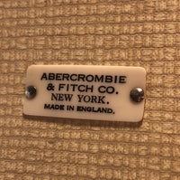 Vintage 1940s Abercrombie and Fitch Picnic Basket Set, Made in England