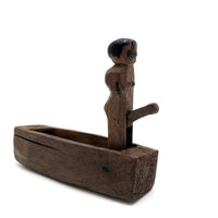 Stand Up Carved Figure with Little Breasts and Large Phallus
