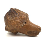 Wonderful Antique Carved Wolf Head Pipe Bowl