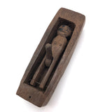 Stand Up Carved Figure with Little Breasts and Large Phallus