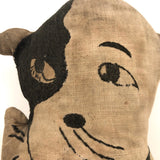 Much Loved Old Hand-embroidered Stuffed Doggie