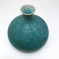 Luminous Aqua Studio Pottery Vase by Eleanor and Foster Beveridge, Nova Scotia