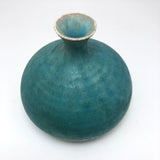 Luminous Aqua Studio Pottery Vase by Eleanor and Foster Beveridge, Nova Scotia