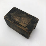 Carved Old Wooden Whimsey with Blow Hole and Spinning Wheel