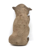 Much Loved Old Hand-embroidered Stuffed Doggie
