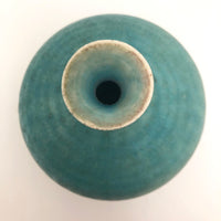 Luminous Aqua Studio Pottery Vase by Eleanor and Foster Beveridge, Nova Scotia
