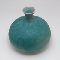 Luminous Aqua Studio Pottery Vase by Eleanor and Foster Beveridge, Nova Scotia