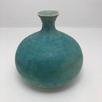 Luminous Aqua Studio Pottery Vase by Eleanor and Foster Beveridge, Nova Scotia