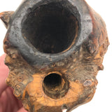 Wonderful Antique Carved Wolf Head Pipe Bowl