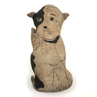 Much Loved Old Hand-embroidered Stuffed Doggie