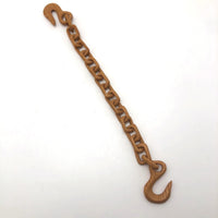 Finely Carved Blonde Wood Whimsy Chain with End Hooks - Smaller of Two