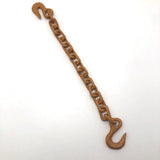 Finely Carved Blonde Wood Whimsy Chain with End Hooks - Smaller of Two