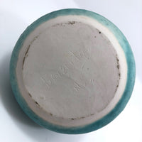 Luminous Aqua Studio Pottery Vase by Eleanor and Foster Beveridge, Nova Scotia