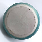 Luminous Aqua Studio Pottery Vase by Eleanor and Foster Beveridge, Nova Scotia