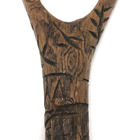 Profusely Carved Wonderful Antique Wooden Toy Slingshot