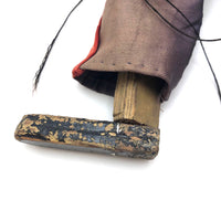 Hand-carved Old Marionette Puppet with Great Face, Hand-stitched Uniform